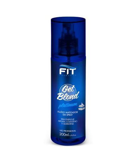 Fit Cosmetics Brazilian Keratin Treatment Keratin Argan Collagen Tinting Get Blond Finisher Fluid 200ml - Fit Cosmetics