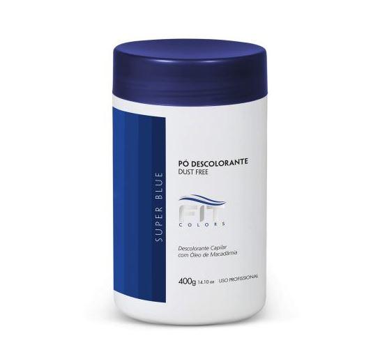 Fit Cosmetics Brazilian Keratin Treatment Macadamia Oil Super Blue Dust Free Bleaching Powder 400g - Fit Cosmetics