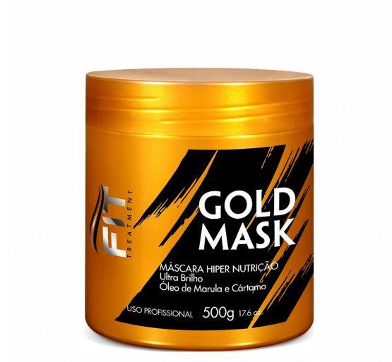 Fit Cosmetics Home Care Safflower Marula Coconut Nutrition Shine Gold Treat Mask 500g - Fit Cosmetics