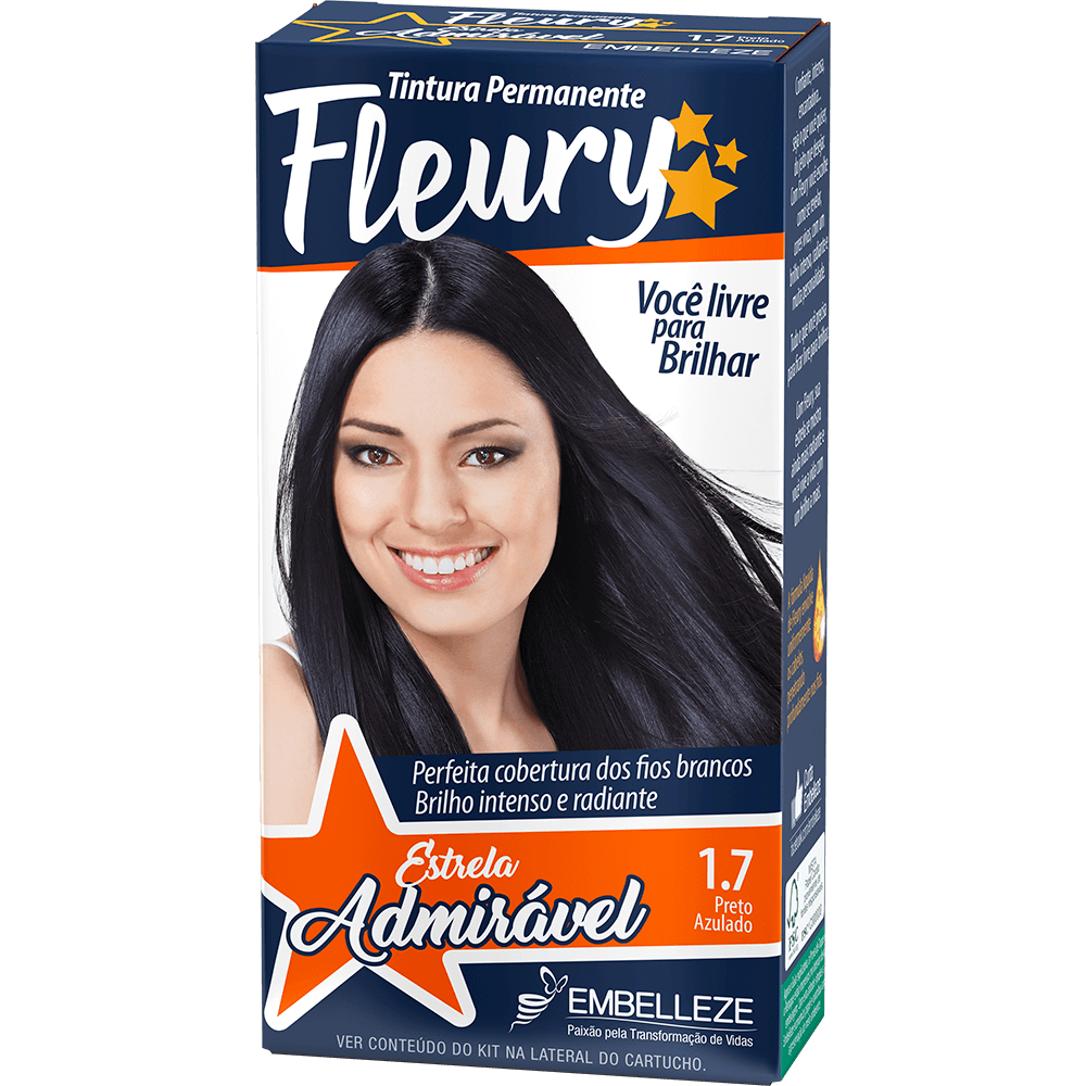 Fleury Hair Dye Fleury Hair Dye Bluish Black Kit