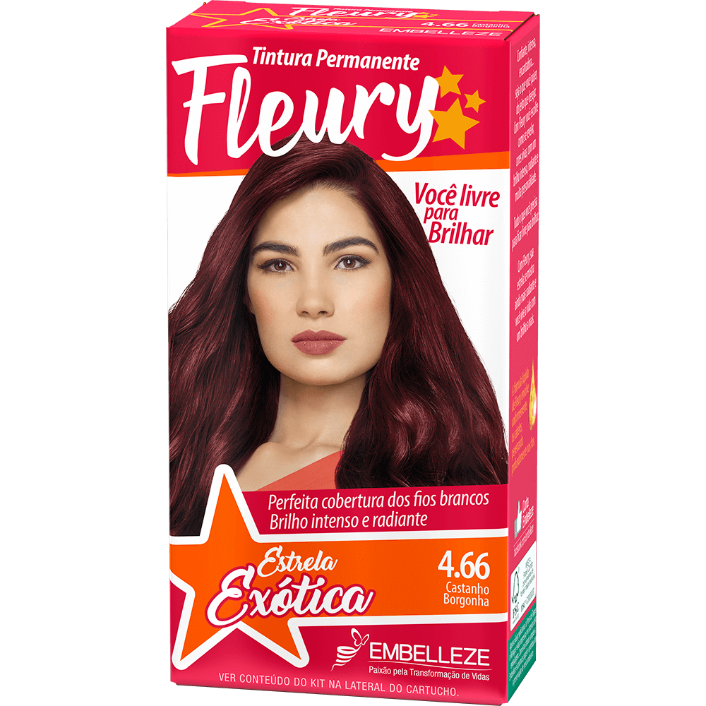 Fleury Hair Dye Fleury Hair Dye Brown Burgundy Kit