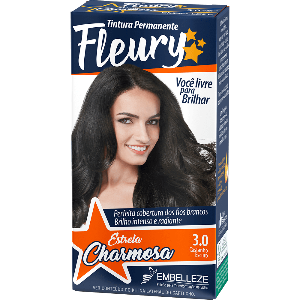 Fleury Hair Dye Fleury Hair Dye Dark Brown Kit