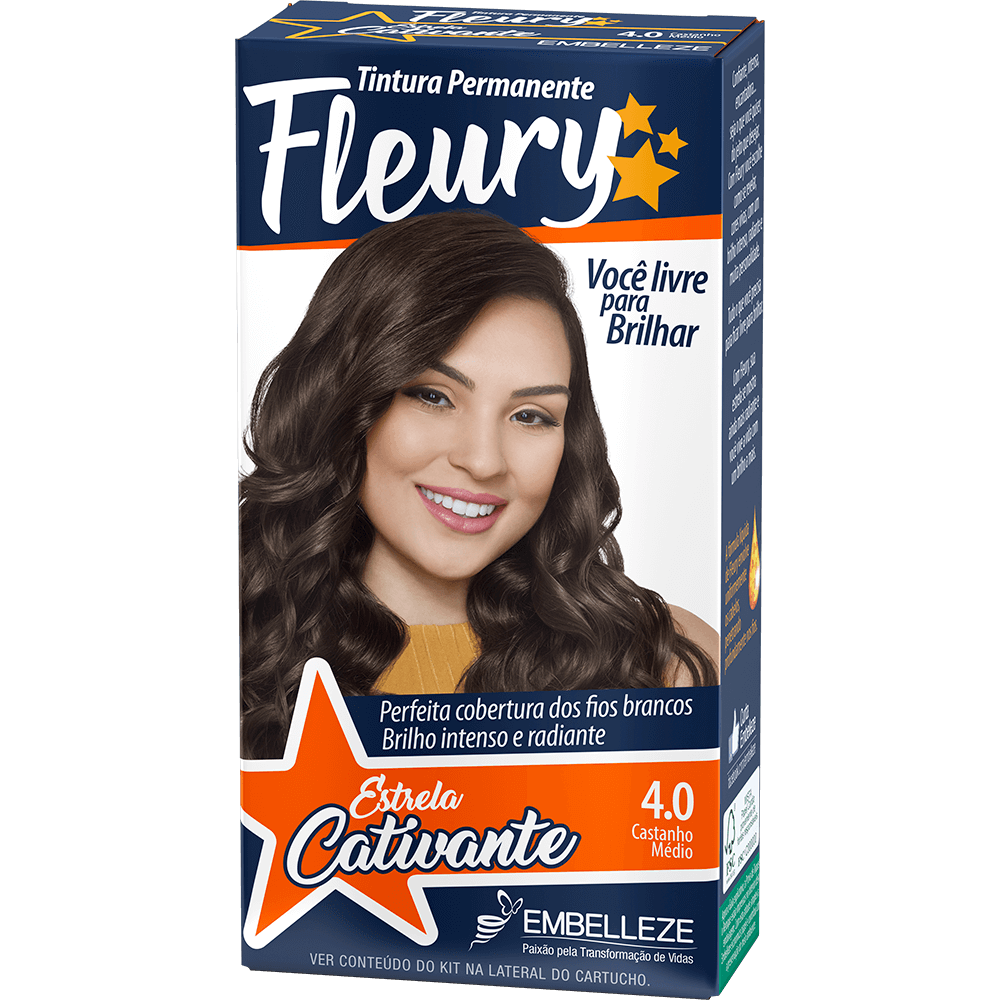 Fleury Hair Dye Fleury Hair Dye Medium Brown Kit