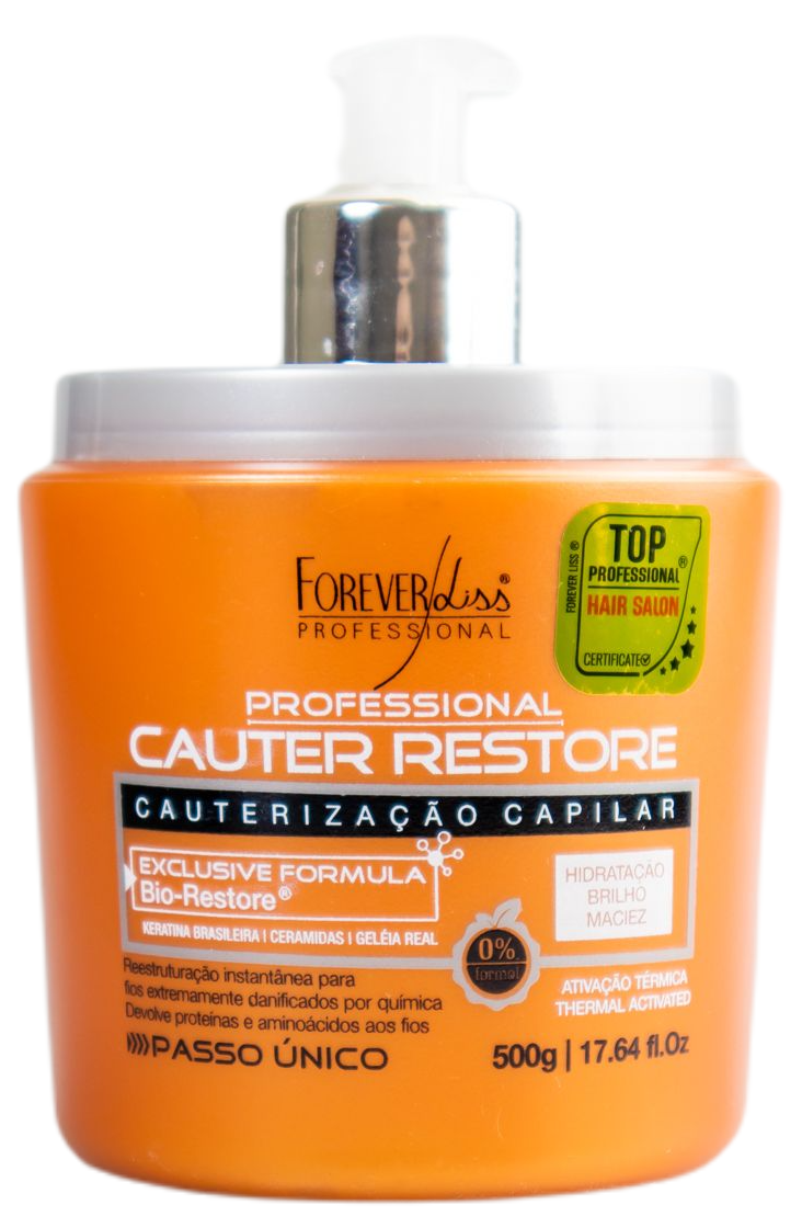 Forever Liss Brazilian Hair Treatment Cauter Restore Capillary Cauterization Treatment 500g - Forever Liss