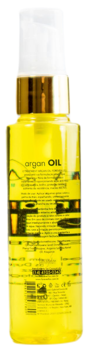 Forever Liss Brazilian Keratin Treatment Brazilian Professional Hair Treatment Anti Frizz Argan Oil 60ml - Forever Liss