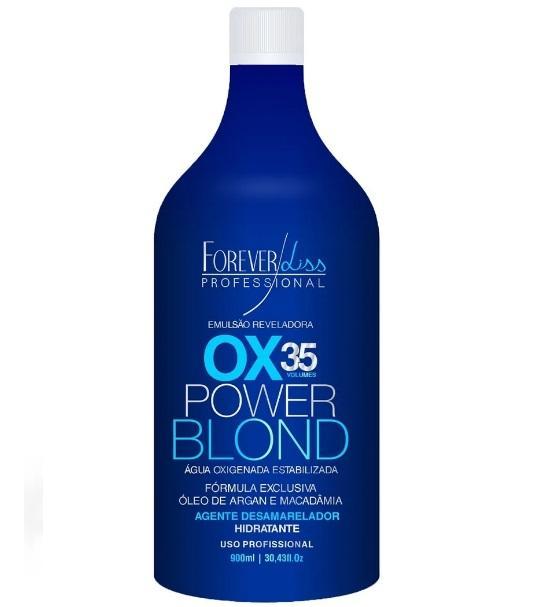 Emulsión Reveladora Agua Oxigenada Power Blond OX 35 Vol. 900ml - Siempre Liss