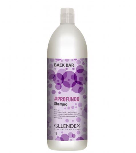 Gllendex Brazilian Keratin Treatment Back Bar Deep Salt Free Anti Waste Lavatory Brightness Shampoo 1L - Gllendex