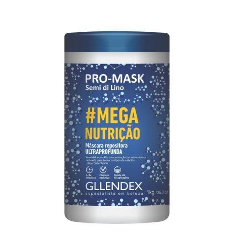 Gllendex Hair Mask Ultra Deep Semi di Lino Mega Nourishing Nutrition Pro Hair Mask 1Kg - Gllendex