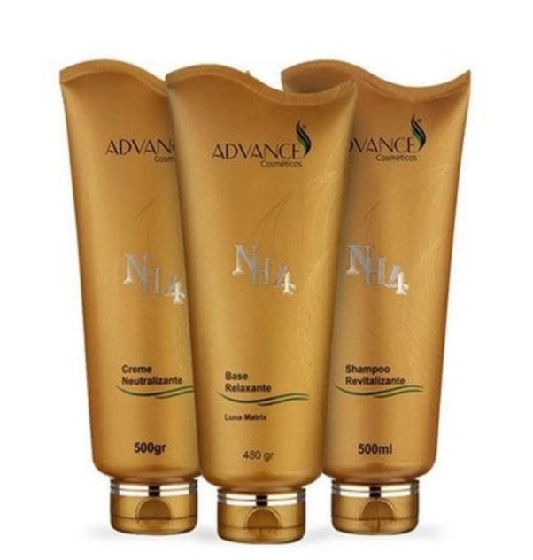 Gold Hair Advance Brazilian Keratin Treatment Relaxation Ammonia Hair Straightening NH4 Kit 3x500ml - Gold Hair Advance