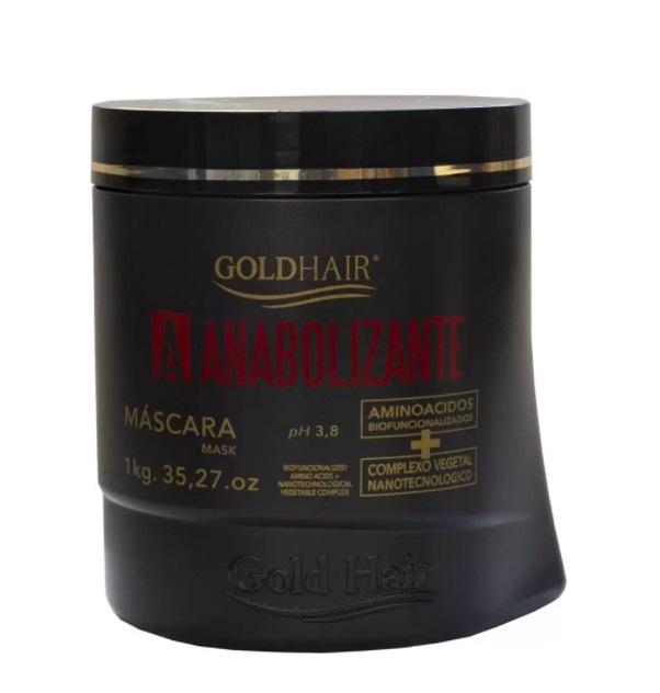 Gold Hair Advance Hair Mask Anabolizante Replenisher Treatment Anabolic Mask 1kg - Gold Hair Advance