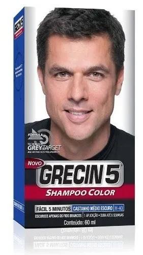 Grecin Men's Treatment Grecin 5 Shampoo Color Medium Dark 40 - Grecin