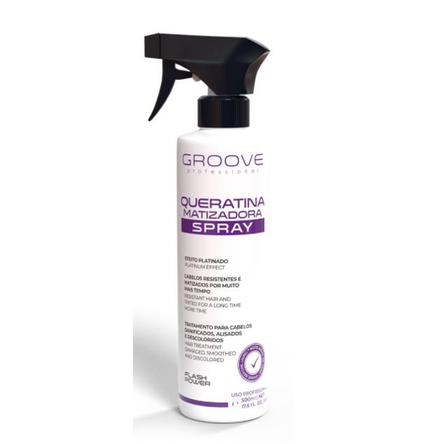 Groove Hair Care Platinum Effect Tinting Spray Flash Resistant Hair Treatment Fluid 500ml - Groove