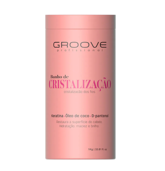 Groove Hair Mask Crystallization Bath Keratin Coconut D-Panthenol Hydration Mask 1Kg - Groove