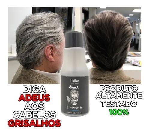 Haike Men's Treatment Shampoo Gradual Reducer E Darken White Hair 300ml - Haike