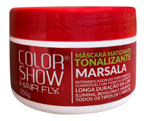 Hair Fly Toning Hair Fly Masking Mask Toner Color Show Marsala 250g