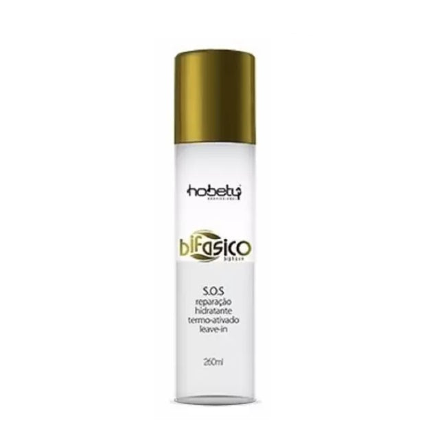 Hobety Hair Care Biphasic SOS Leave-in Thermo Activated Moisturizing Hair Finisher Treatment 260ml - Hobety