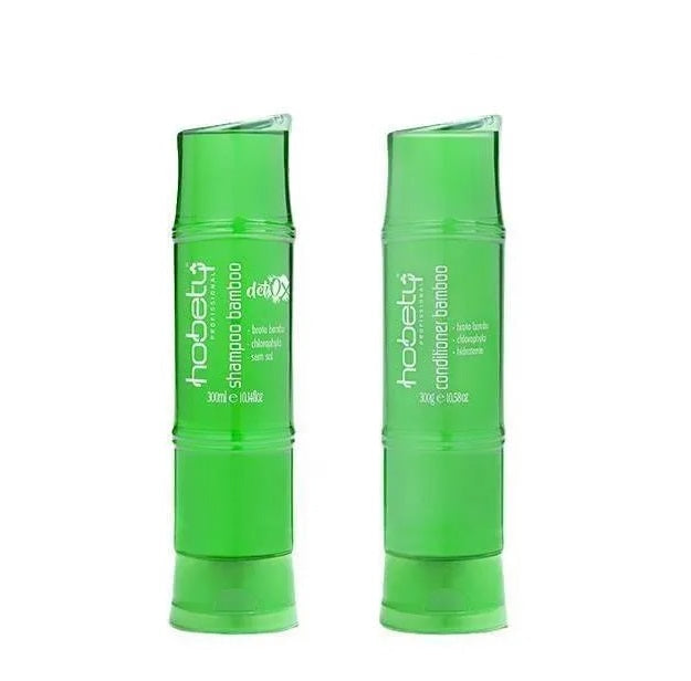 Hobety Hair Care Kits Bamboo Hair Strenghtening Nourishing Detox Revitalizing Treatment Kit 2x300ml - Hobety