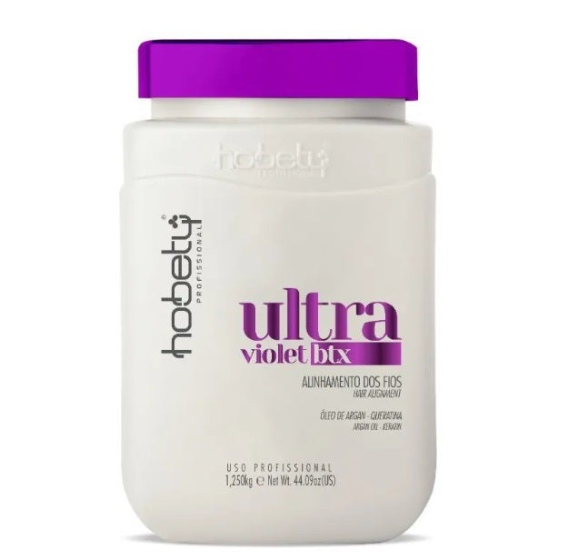 Hobety Hair Care Violet Ultra Deep Hair Mask Alignment Hair Smoothing Volume Reducer 1250g - Hobety