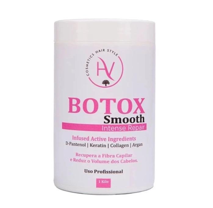 HV Cosmetics Brazilian Keratin Treatment Botox Smooth Intense Fiber Repair Volume Reducer Cream 1Kg - HV Cosmetics