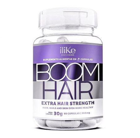 iLike Brazilian Keratin Treatment Hair Boom Growth Strengthening Supplement Treatment 500mgX60Caps. - iLike