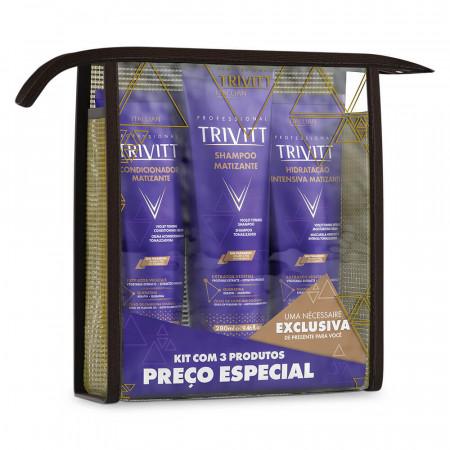 Hair Home Care Trivitt Blonde Toning Tint Hydration 3 Prod. - Itallian Hair Tech