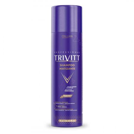 Keratin Trivitt Color Violet Blonde Toning Shampoo 1L - Itallian Hair Tech