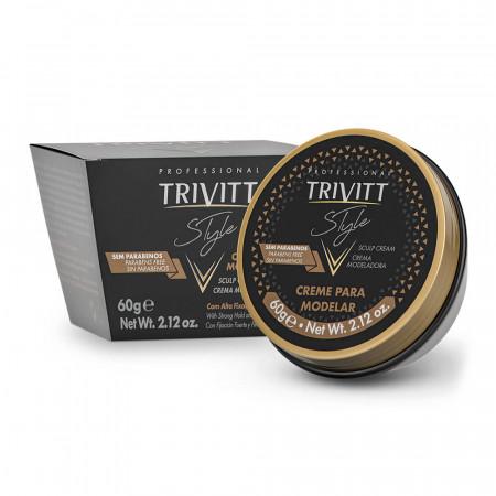 Professional Trivitt Hair Modeling Style Sculp Cream 60g - Itallian Hair Tech