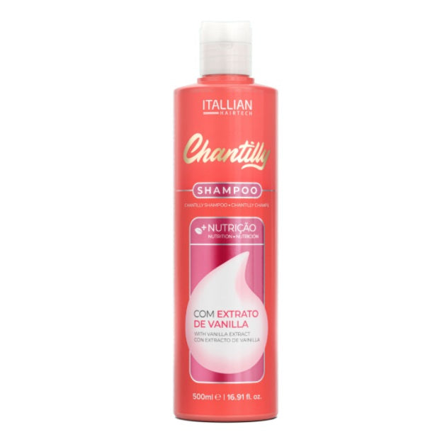 Itallian Hair Tech Shampoo Chantilly Nourishing Cleansing Softness Silky Hair Shampoo 500ml - Itallian Hair Tech