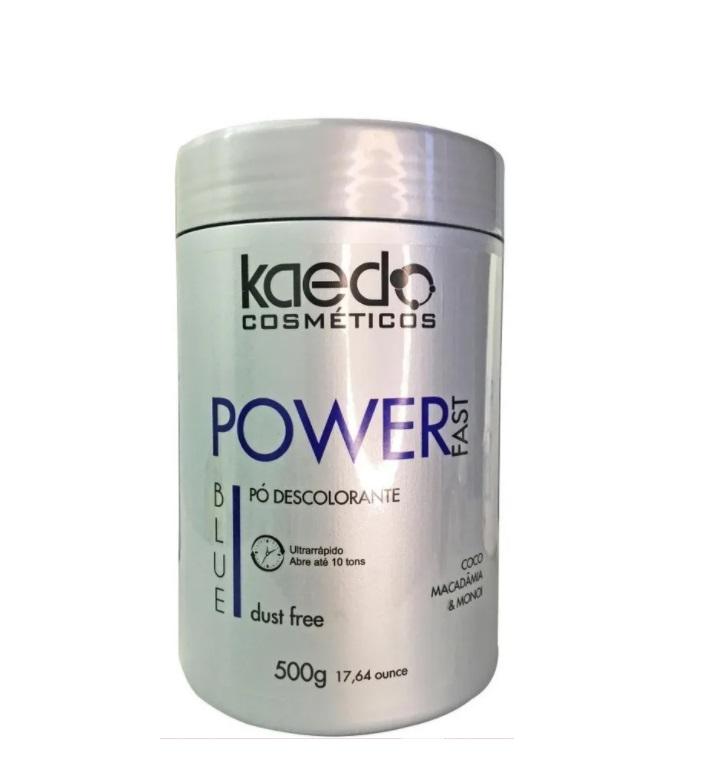 Kaedo Brazilian Keratin Treatment Power Fast Blue Dust Free 10 Tones Discoloration Bleaching Powder 500g - Kaedo