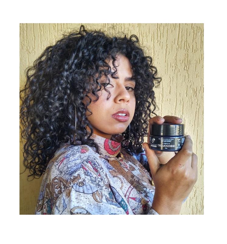 Kamaleão Color Hair Color Black  Trevosinha Tinting Pigment Maíra Medeiros Mask 100ml - Kamaleão Color