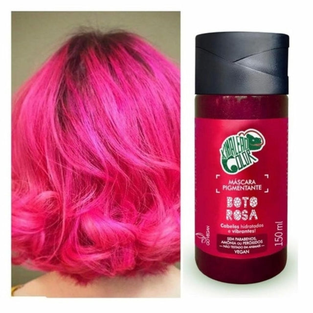 Kamaleão Color Hair Color Kamaleão Color Boto Rosa Pigment Mask 300ml / 10.14 fl oz