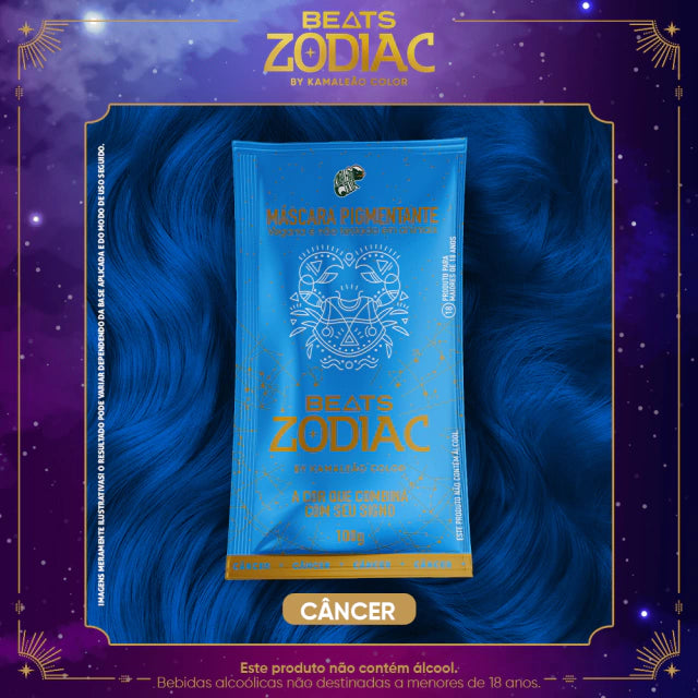 Kamaleão Color Hair Color Kamaleão Color Câncer Beats Zodiac Pigment Mask 100g / 3.52 fl oz