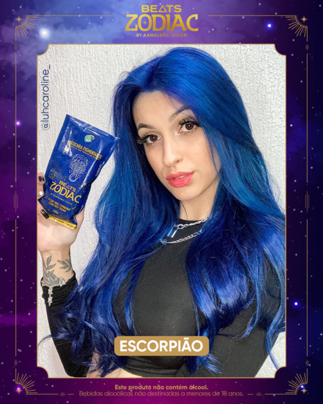 Kamaleão Color Hair Color Kamaleão Color Escorpião Beats Zodiac Pigment Mask 100g / 3.52 fl oz