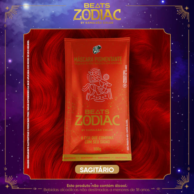 Kamaleão Color Hair Color Kamaleão Color Sagitário Beats Zodiac Pigment Mask 100g / 3.52 fl oz