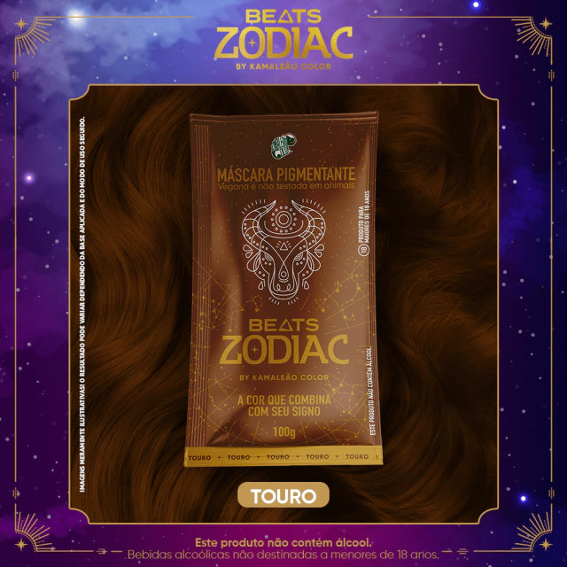 Kamaleão Color Hair Color Kamaleão Color Touro Beats Zodiac Pigment Mask 100g / 3.52 fl oz