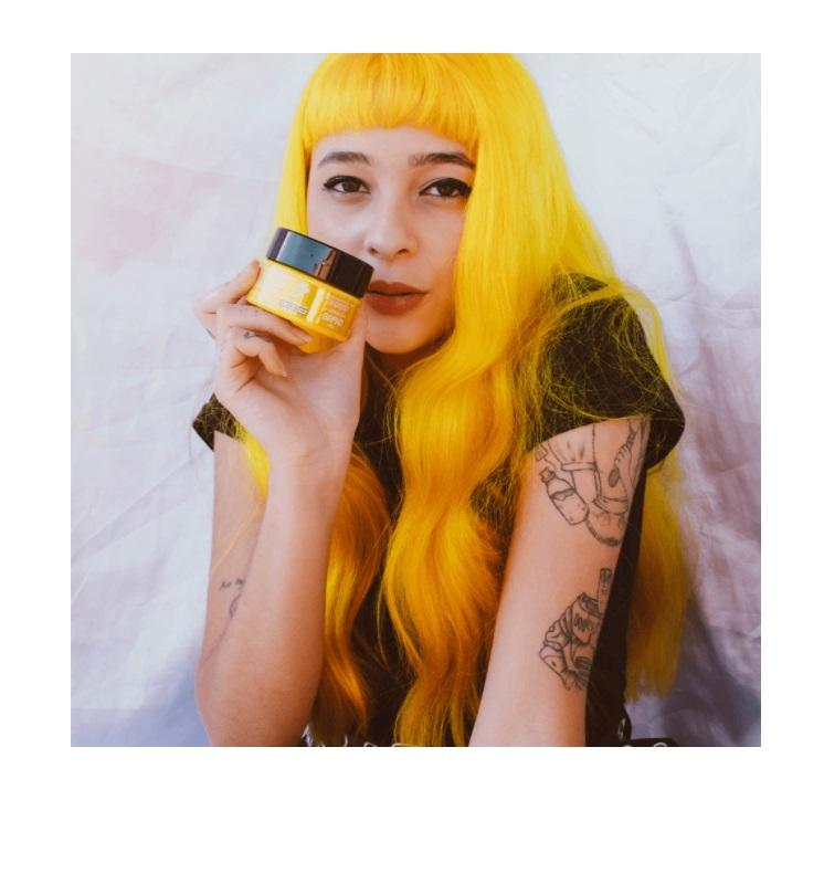 Kamaleão Color Hair Color Yellow Amarelo Bapho Tinting Maíra Medeiros Mask 100ml - Kamaleão Color