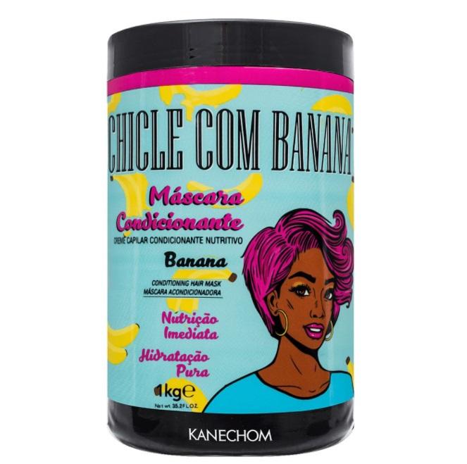 Kanechom Hair Mask Chicle Gum Banana Inmmediate Hair Nutrition Conditioning Mask 1Kg - Kanechom