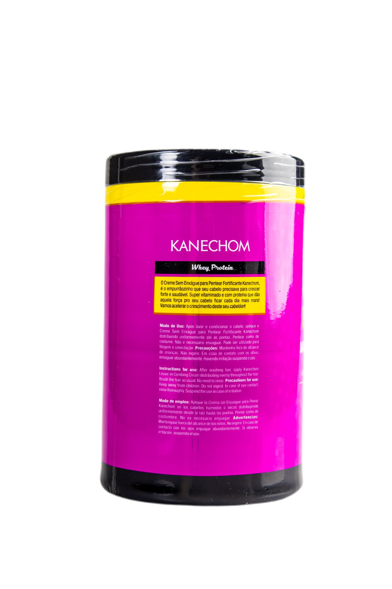 Kanechom Home Care Bombou Whey Protein Vitamins Hair Fortifying Growth Combing Cream 1Kg - Kanechom