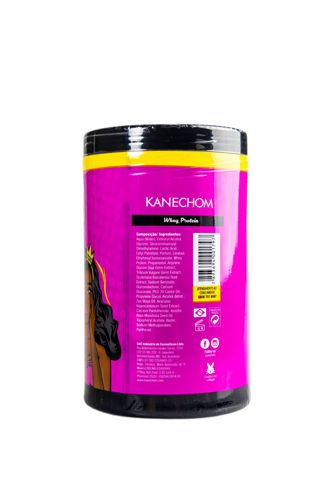 Kanechom Home Care Bombou Whey Protein Vitamins Hair Fortifying Growth Combing Cream 1Kg - Kanechom