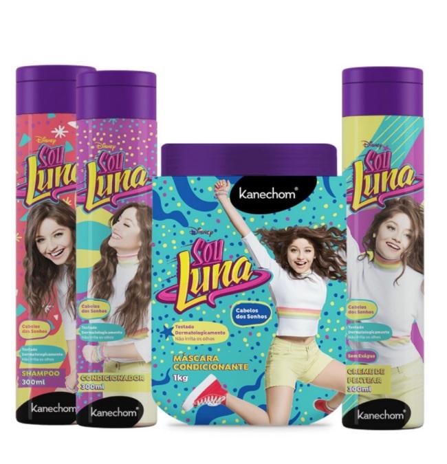 Kanechom Home Care Sou Luna Dream Hair Softness Hydrated Shine Anti Frizz Kit 4 Prod. - Kanechom