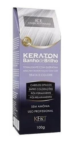 Keraton Color Treatment Tonixant Keraton Bath Shine Ice Gray Platinum Kert - Keraton