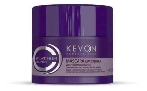 Kevon Color Treatment Mask Matizadora Platinum Silver Kevon 300g + - Kevon