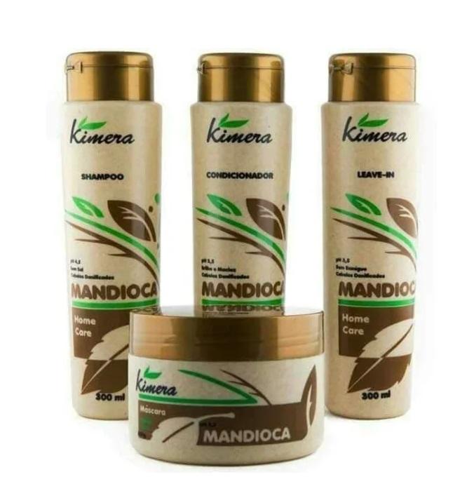Kimera Home Care Mandioca Cassava Manioc Maintenance Home Care Treatment Kit 4 Itens - Kimera
