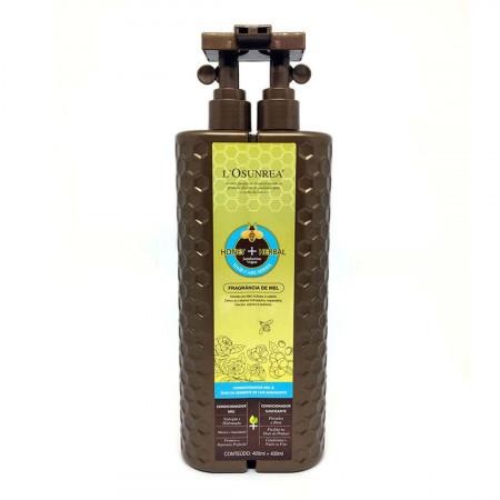 Acondicionador Profesional L'Osunrea Herbal Honey &amp; Tea Seed Oil 800ml - L'Osunrea