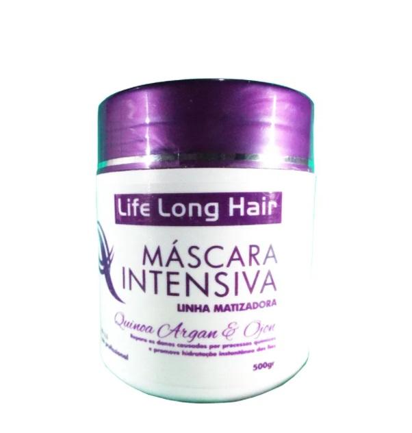 Life Long Hair Hair Mask Intensive Blond Tinting Quinoa Ojon Argan Hydration Mask 500g - Life Long Hair