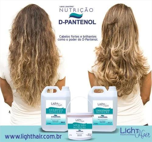 Light Hair Salon Lines Kit Washbasin D Pantenol (Products Light Hair) 5litros - Light Hair