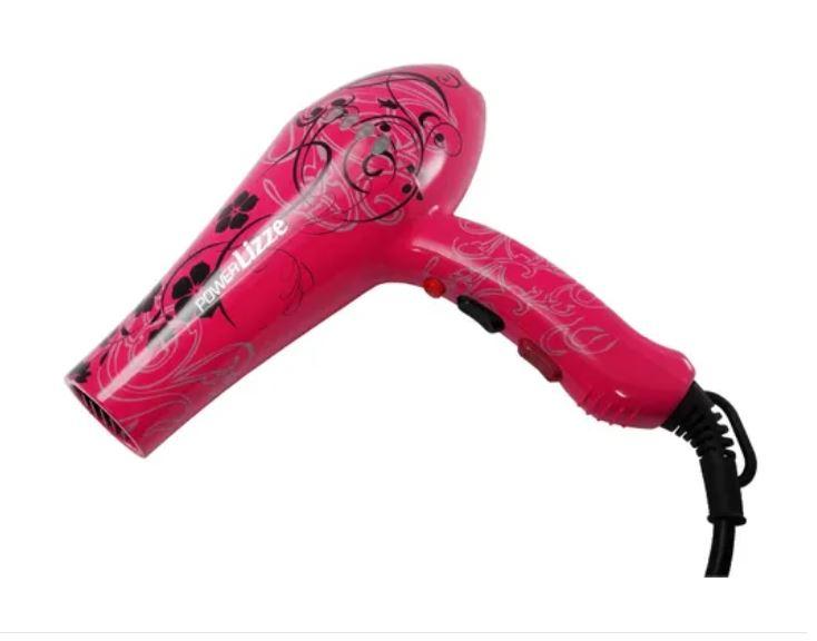 Lizze Acessories Professional Brushing Power Pink Hairstyling Dryer 220V 2200W - Lizze