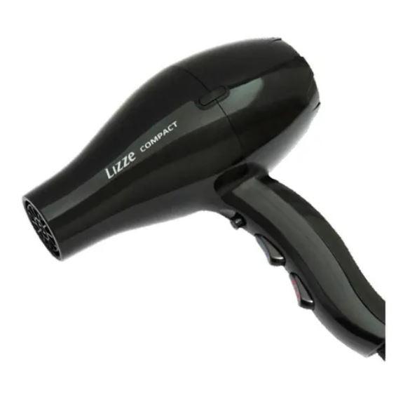 Lizze Acessories Professional Smoothing Compact Hairstyling Black Dryer 220V 2100W - Lizze