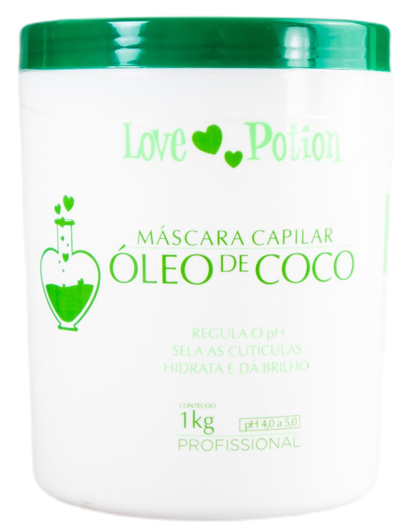 Love Potion Hair Mask Brazilian Professional Coconut Oil Hair Treatment Mask 1Kg - Love Potion