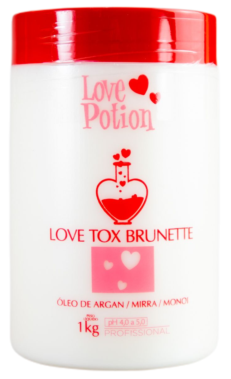 Love Potion Hair Mask Volume Reducer Treatment Love Tox Brunette Hair Mask Botox 1Kg - Love Potion